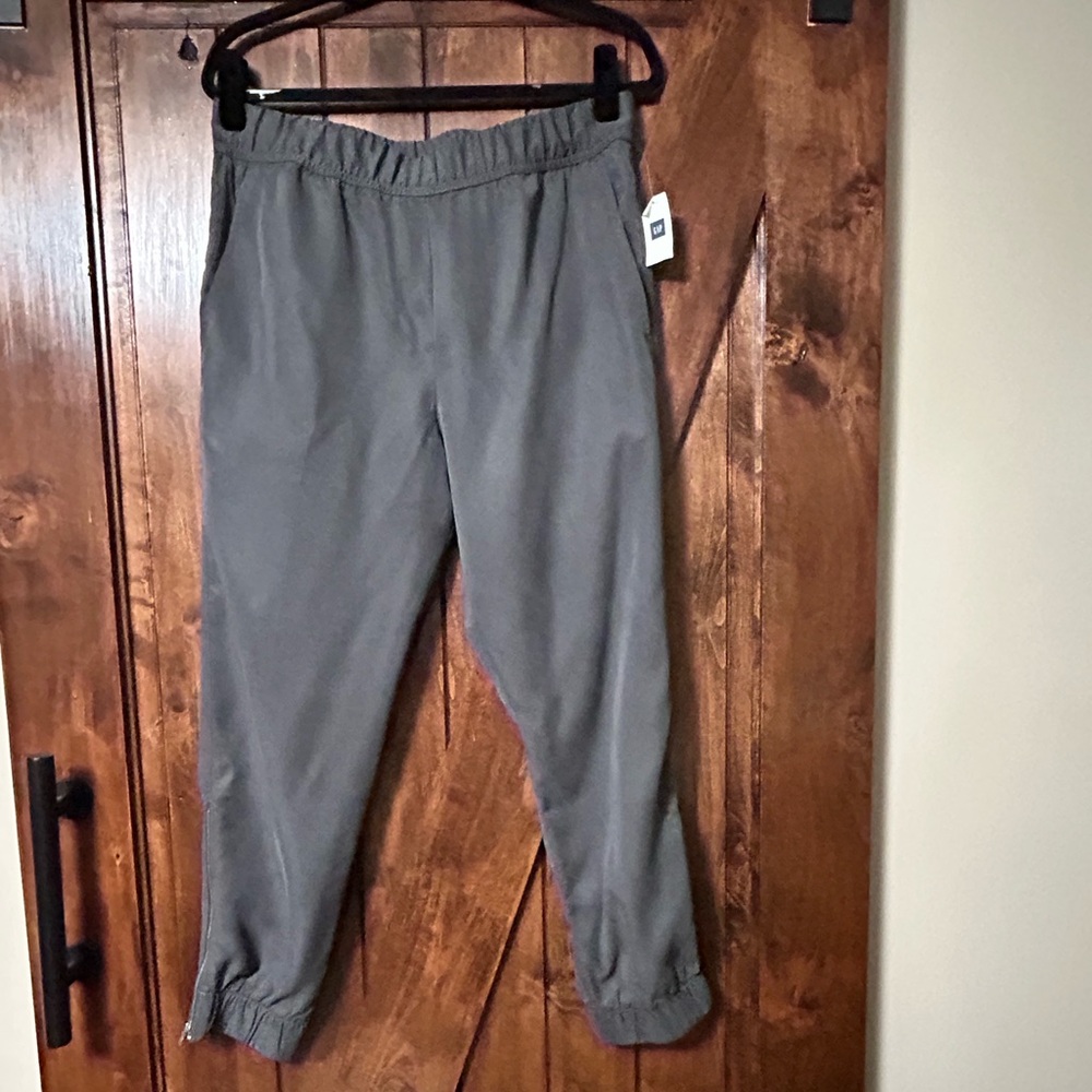 GAP Gray Jogger Pants with Elastic Waistband